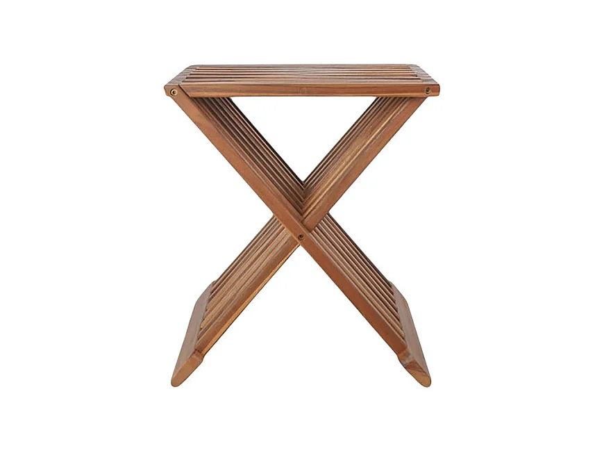 Erto - Tabouret en teck H45cm - Naturel