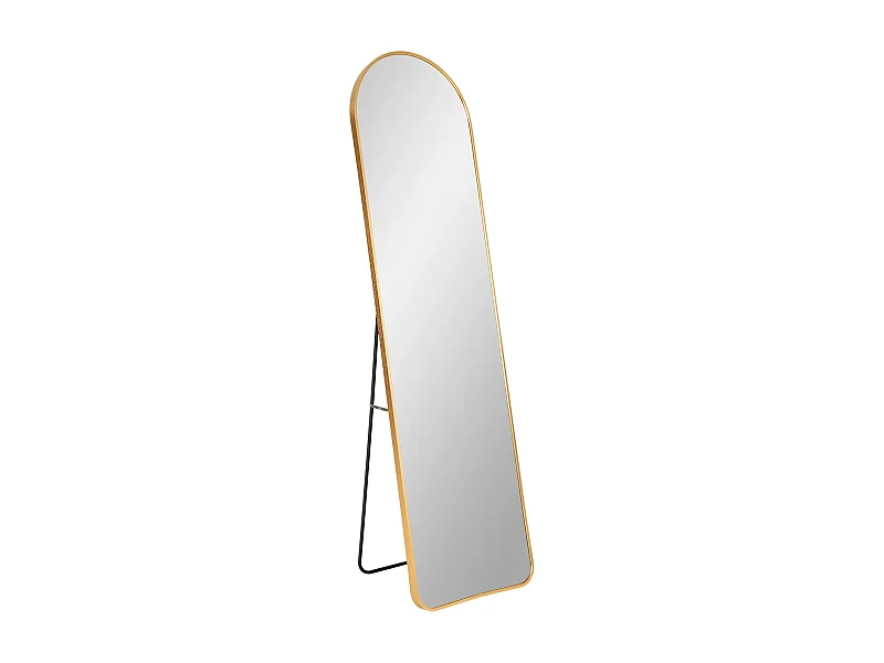 Miroir sur pied en aluminium MADRID – L 40 x H 150cm-Beige