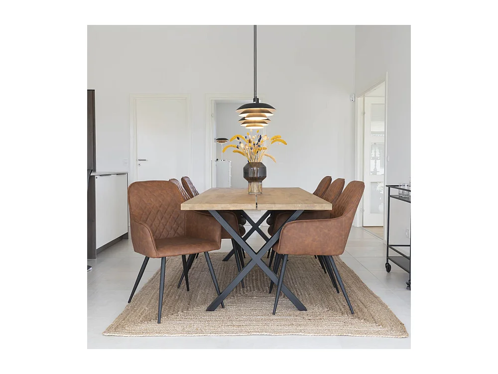 Alfombra de yute natural 180 x 240 cm