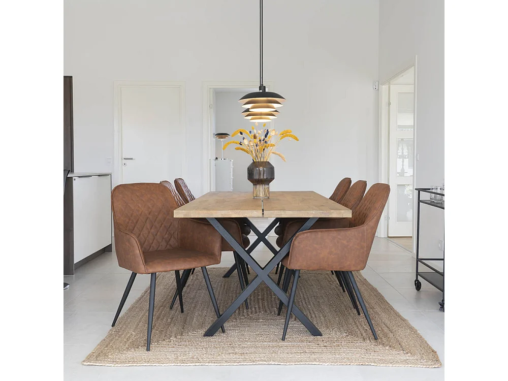 Bombay III - Tapis rectangulaire en jute -  Naturel - 180x240cm