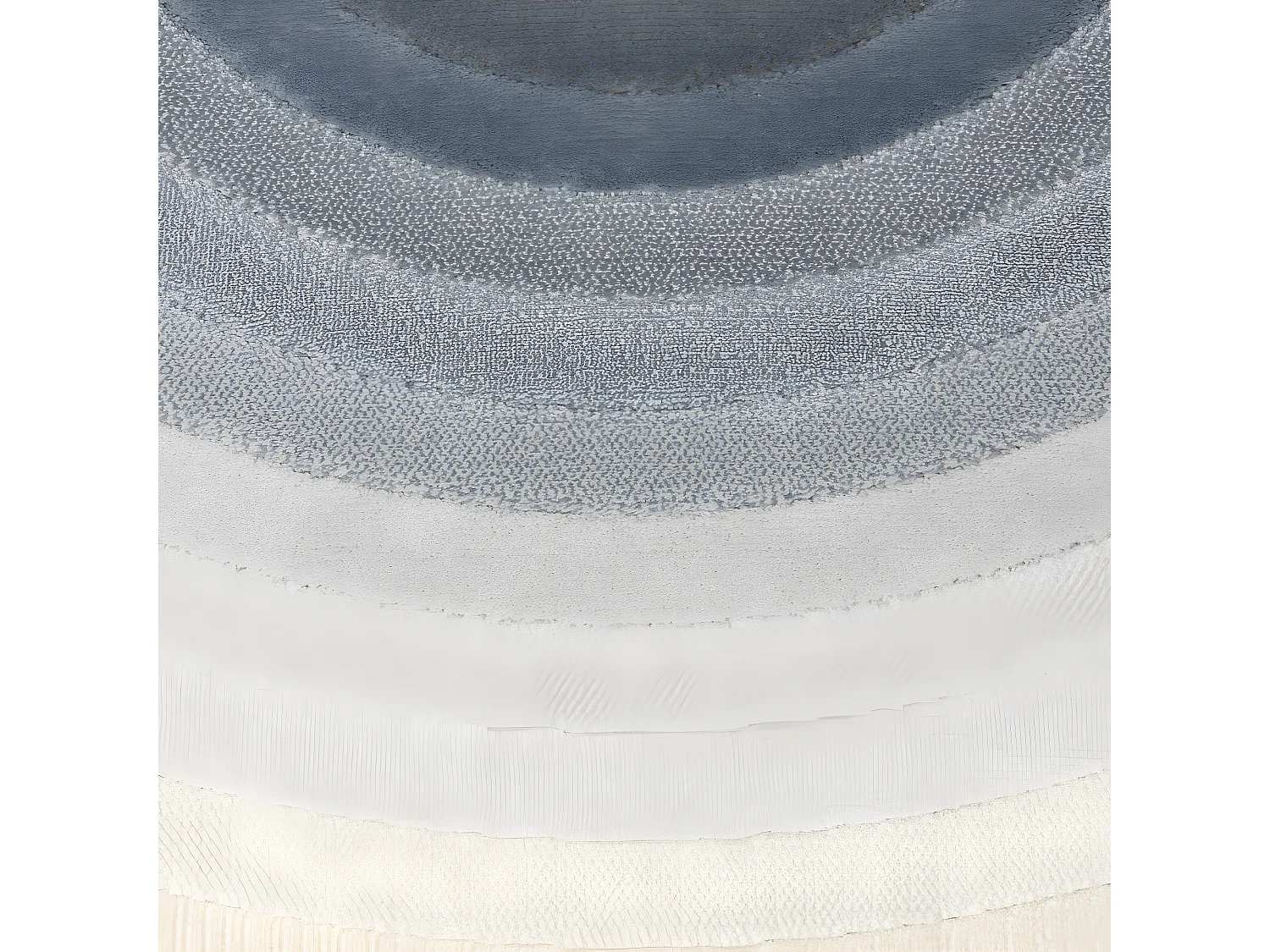 Olympic I - Tapis ovale - Couleur - Bleu / Beige, Dimensions - 200x290 cm