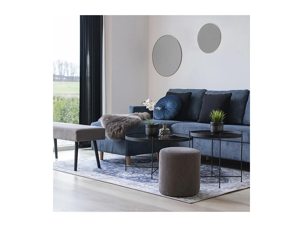 Alfombra azul 160 x 230 cm