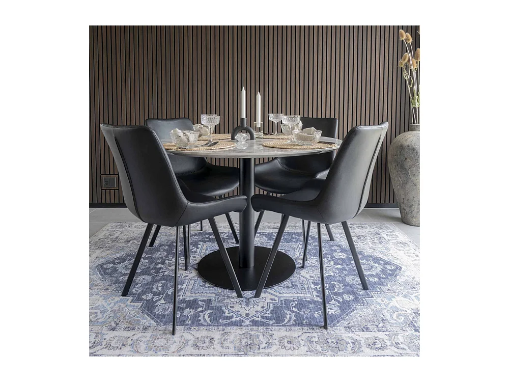 Alfombra azul 160 x 230 cm