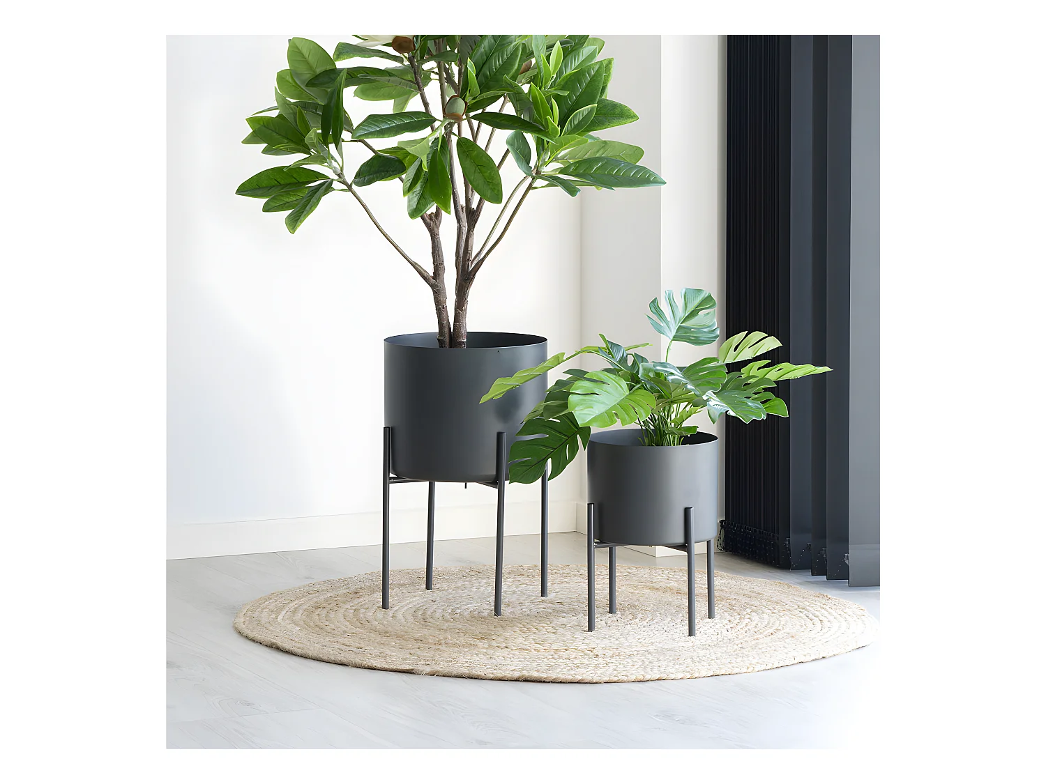 Broom Teppich Ø120 cm, Naturjute.