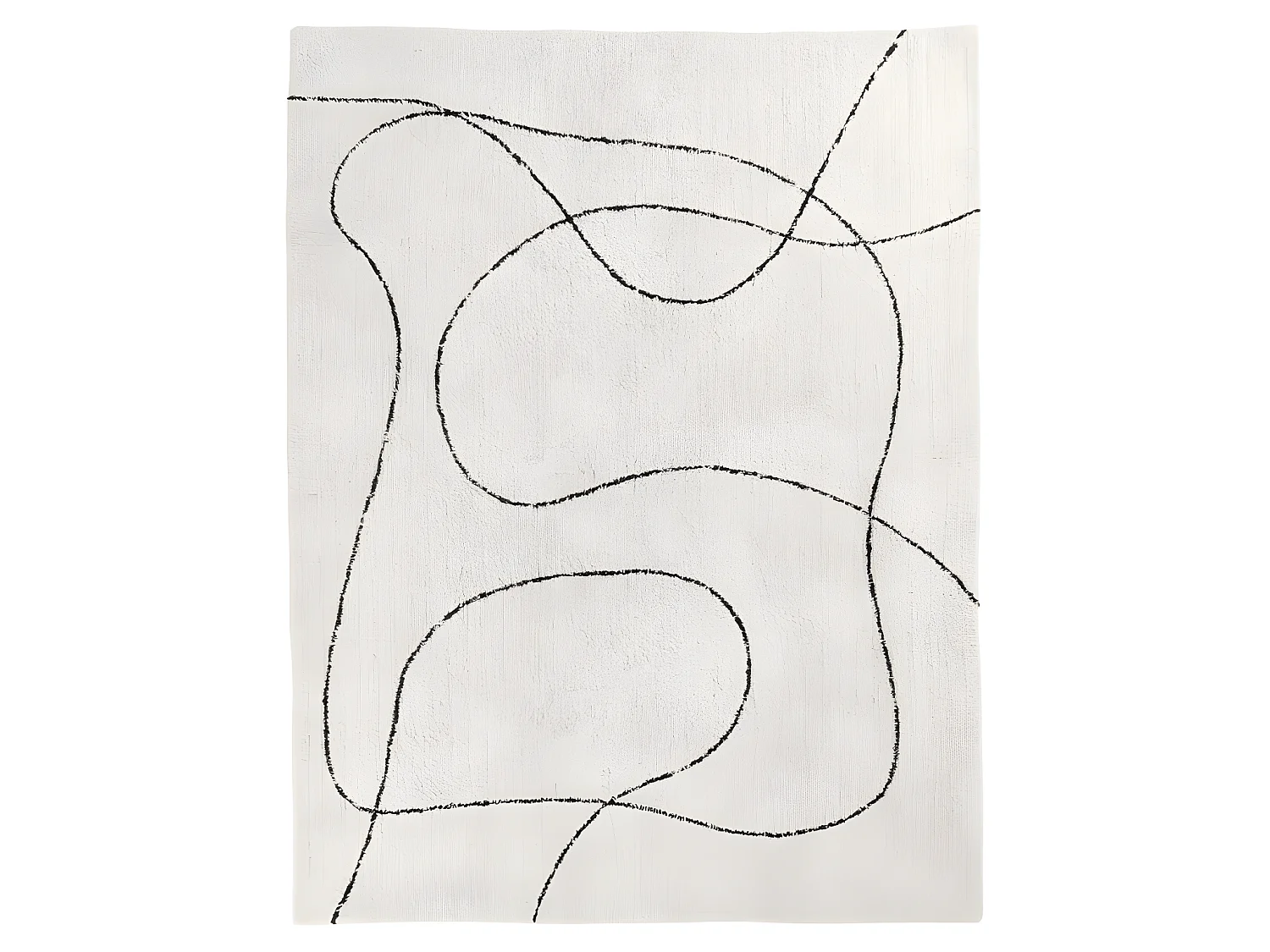 Tampa - Tapis avec formes organiques -  Beige - 160x230cm