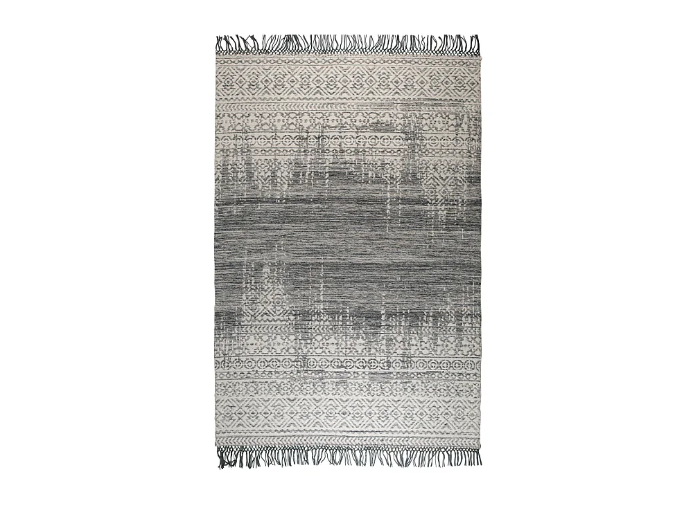 Liv - Tapis d'inspiration berbère à franges bleu turquoise - Couleur - Turquoise, Dimensions - 200x300 cm