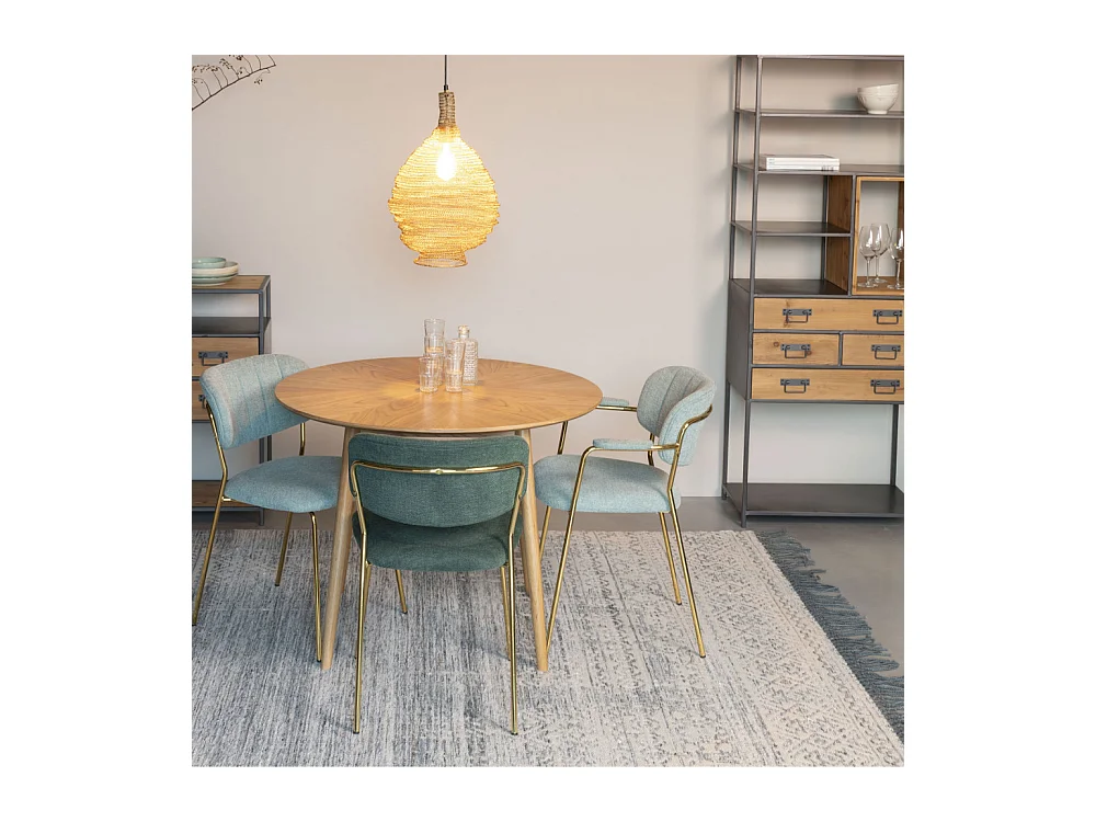 Liv - Tapis d'inspiration berbère à franges bleu turquoise - Couleur - Turquoise, Dimensions - 200x300 cm