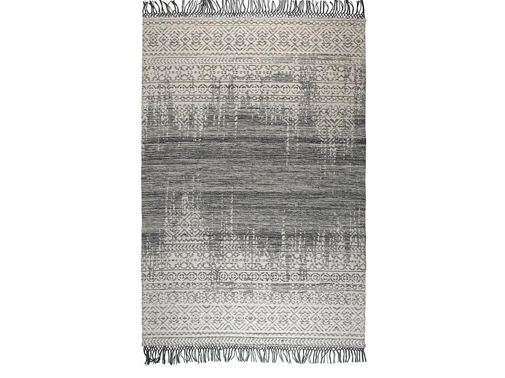 Liv - Tapis d'inspiration berbère à franges bleu turquoise - Couleur - Turquoise, Dimensions - 200x300 cm