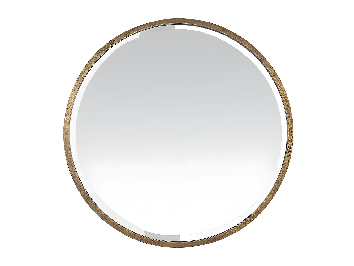 Ardes - Miroir rond en métal ø100 cm - Couleur - Or