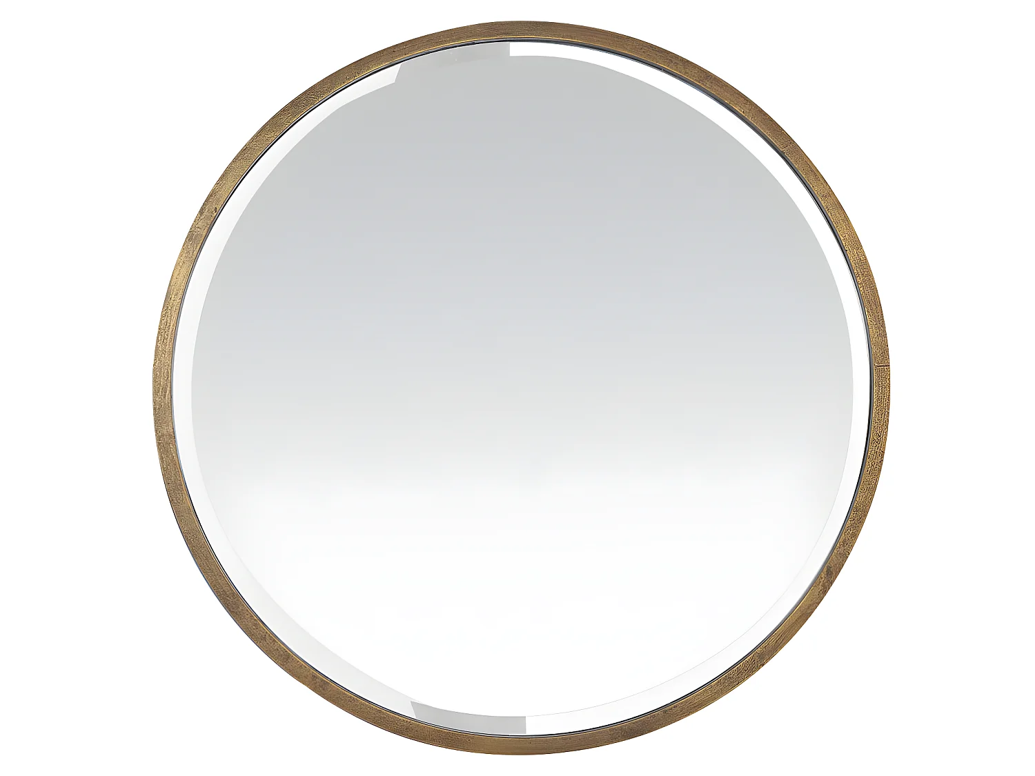 Ardes - Miroir rond en métal ø100 cm - Couleur - Or