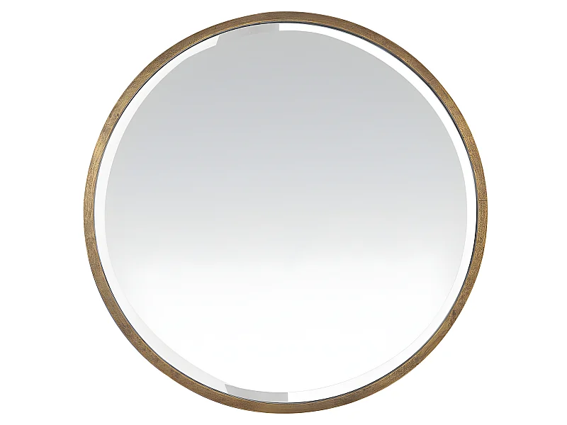 Ardes - Miroir rond en métal ø100 cm - Couleur - Or