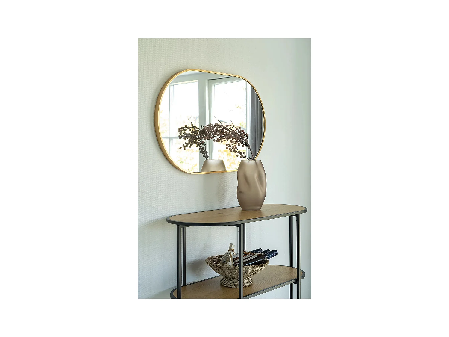 Madrid Spiegel 50x80 cm Messing.