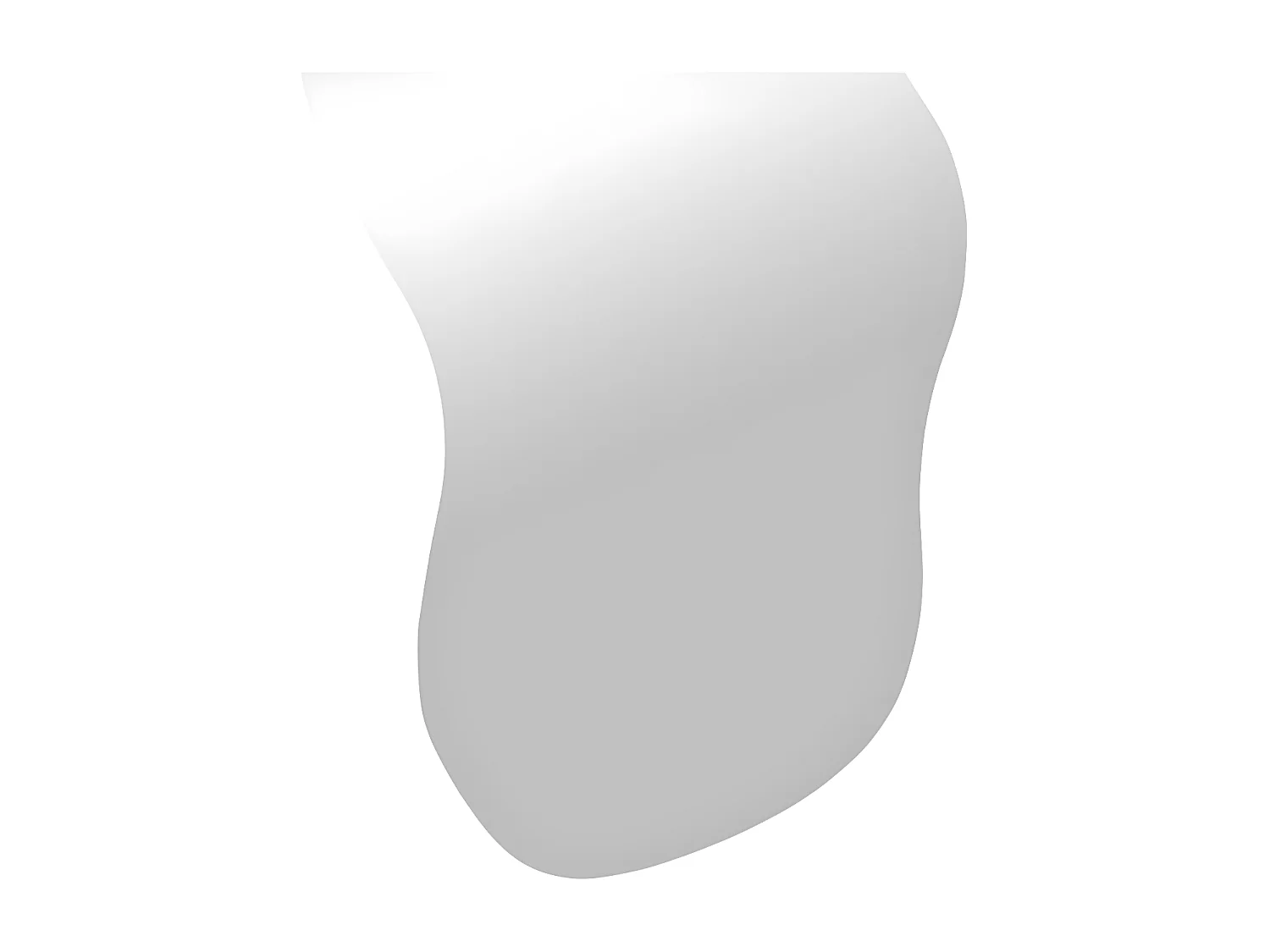 Palermo - Miroir de forme organique 40x80cm : Couleur - Transparent