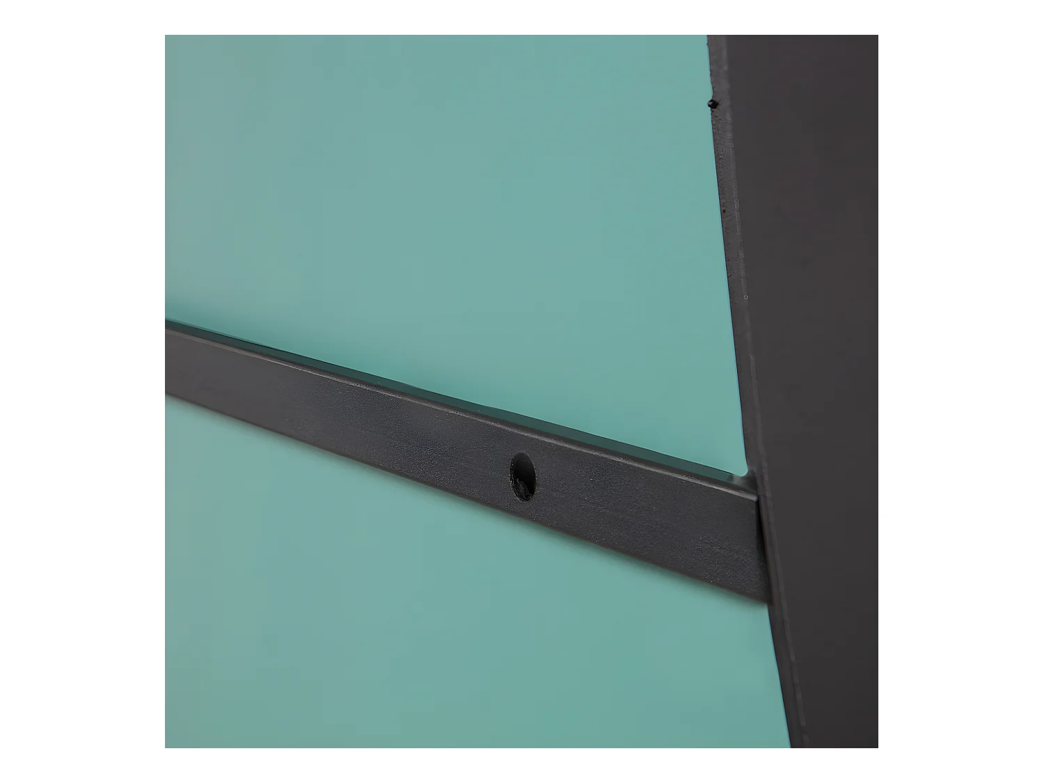 Romee - Miroir de forme organique 100x70cm - Noir