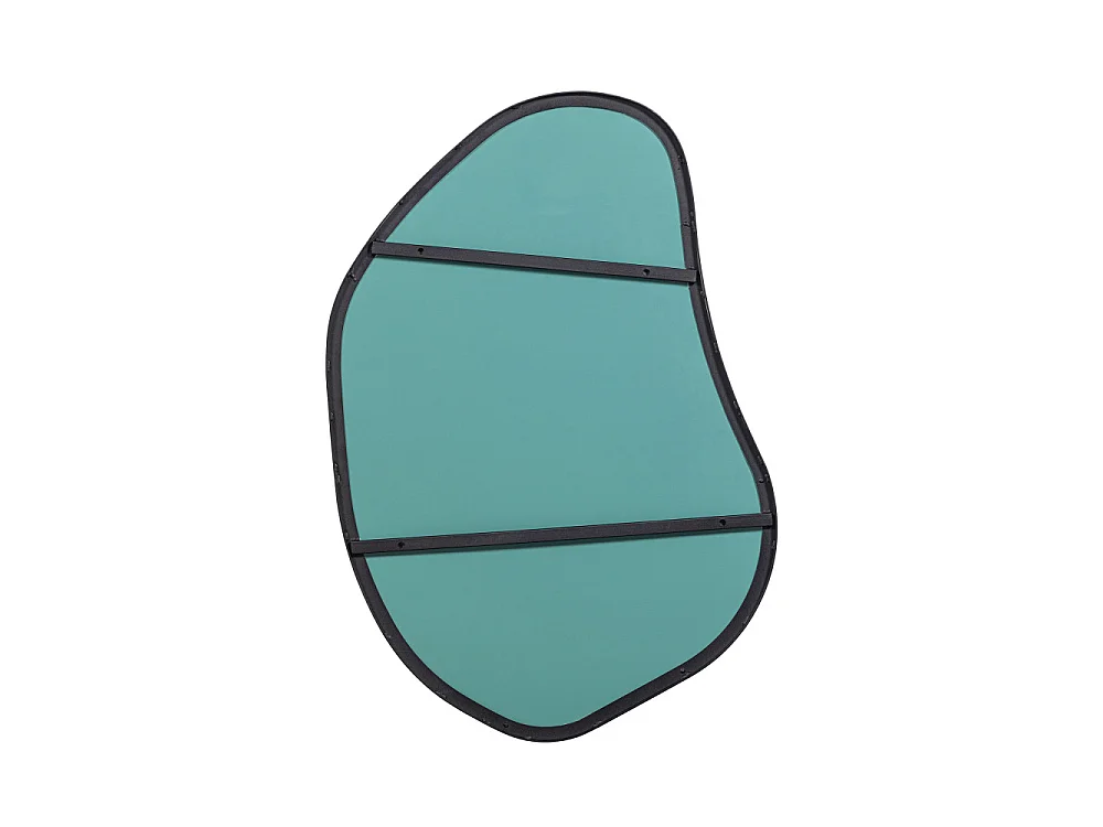 Romee - Miroir de forme organique 100x70cm - Noir