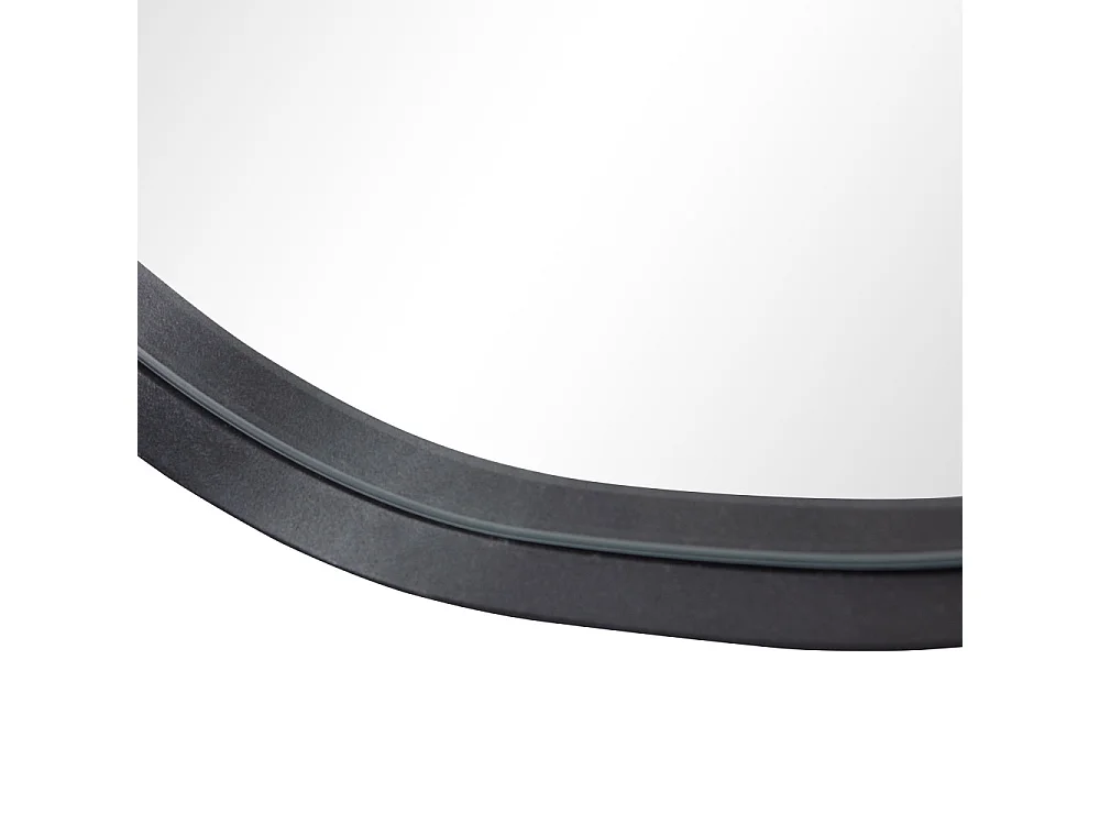 Romee - Miroir de forme organique 100x70cm - Noir
