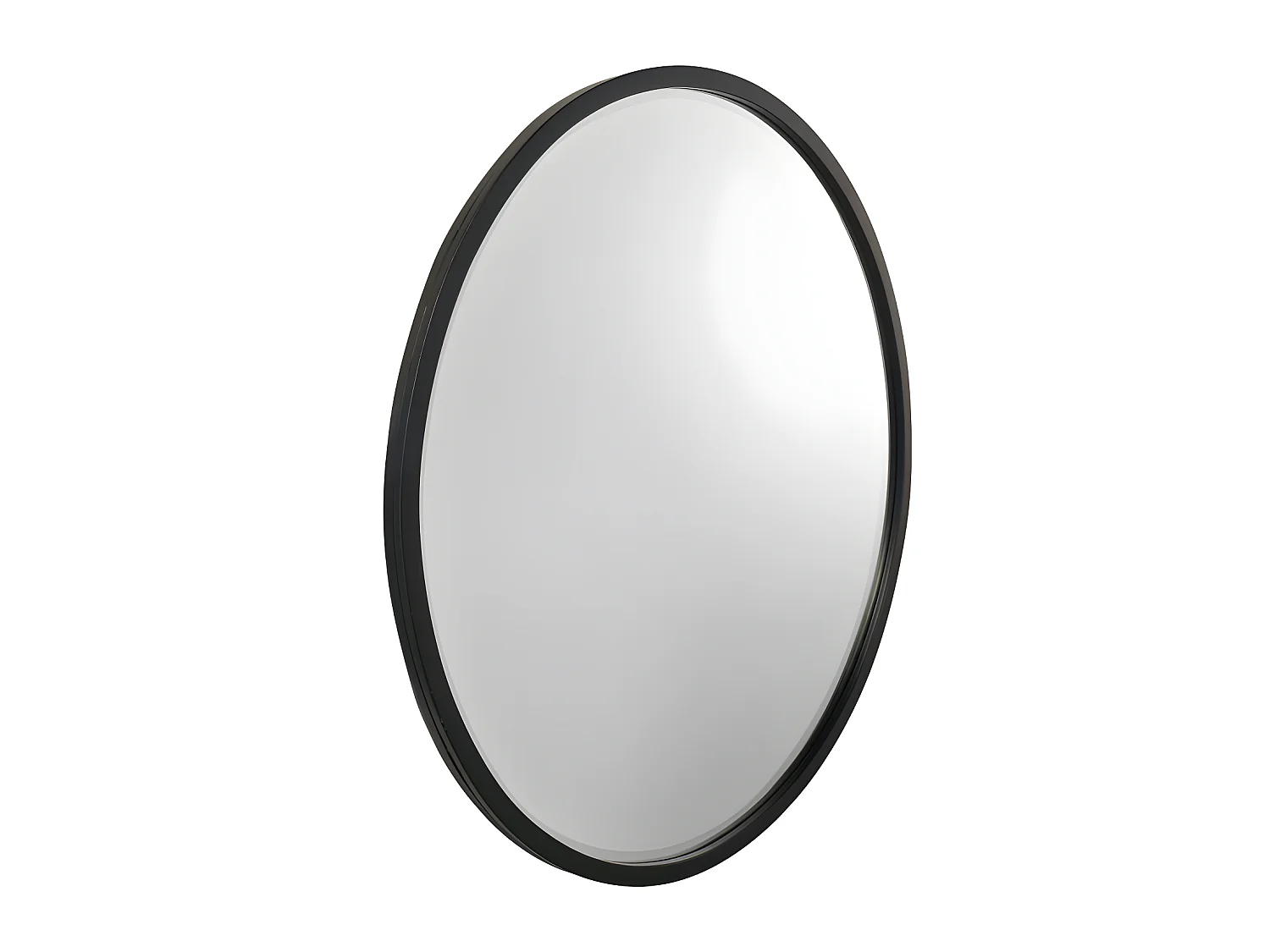Ardes - Miroir rond en métal ø100 cm - Couleur - Noir
