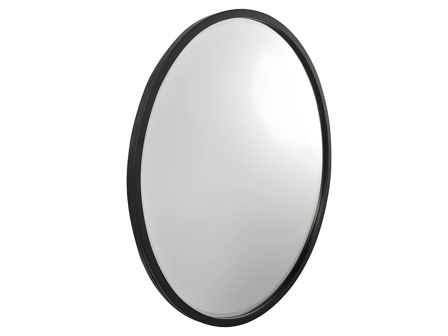 Ardes - Miroir rond en métal ø100 cm - Couleur - Noir