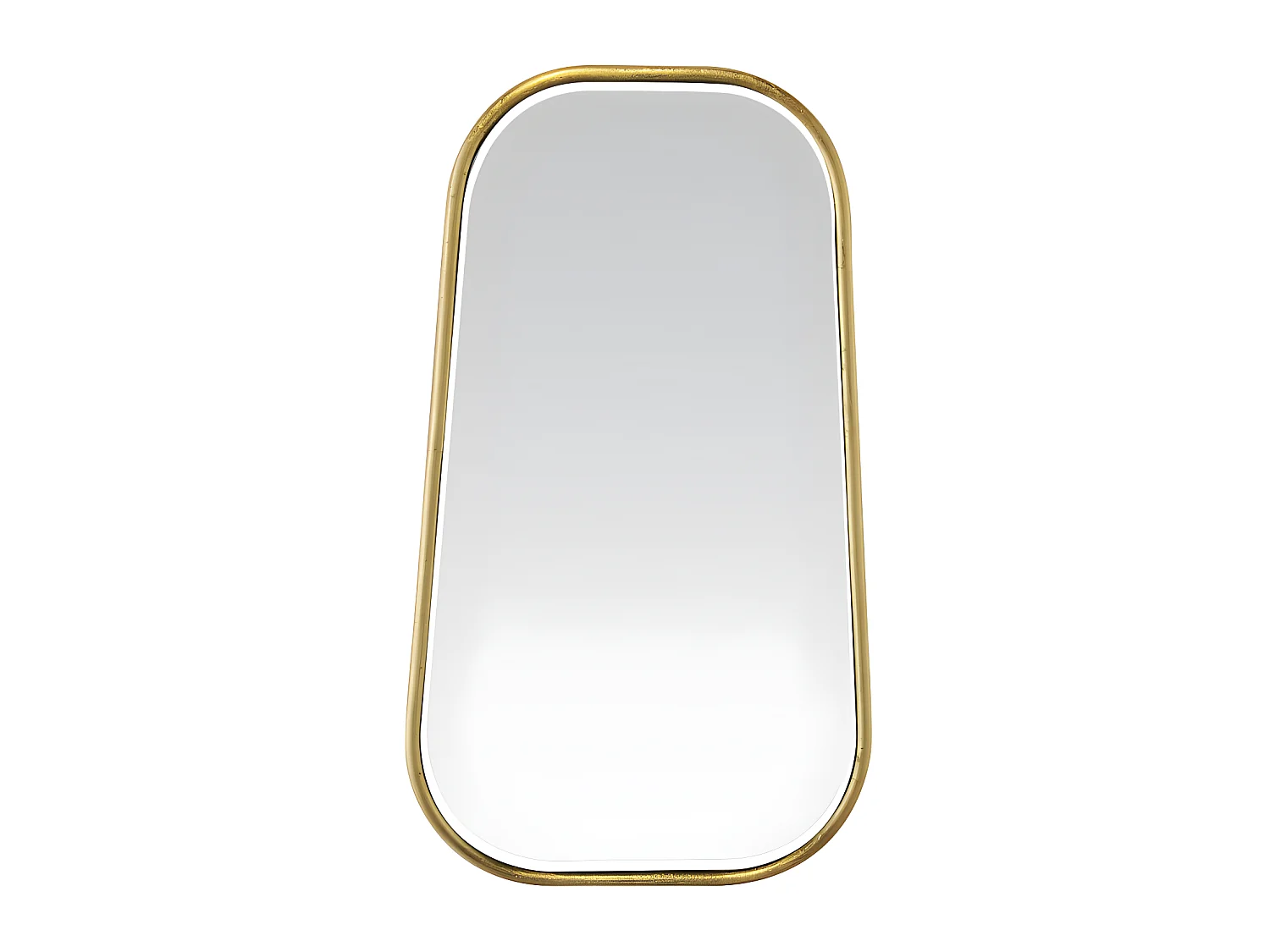 Jully - Miroir en métal 30x52 cm - Couleur - Or