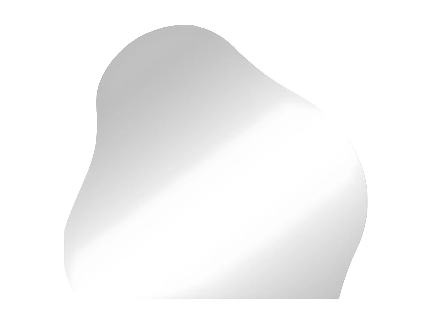 Palermo - Miroir de forme organique 40x60cm - Transparent