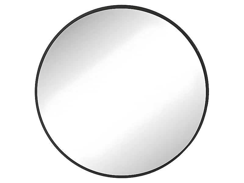 Izïa - Miroir rond ø50cm : Couleur - Noir