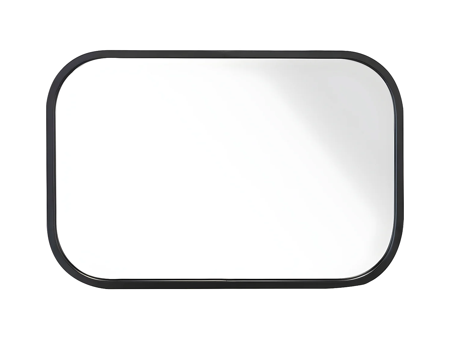 Axel - Miroir rectangulaire industriel 40x60 - Couleur - Noir