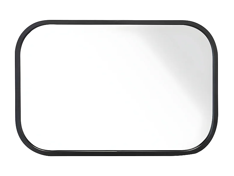 Axel - Miroir rectangulaire industriel 40x60 - Couleur - Noir