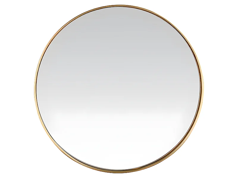 Izïa - Miroir rond ø50cm - Or