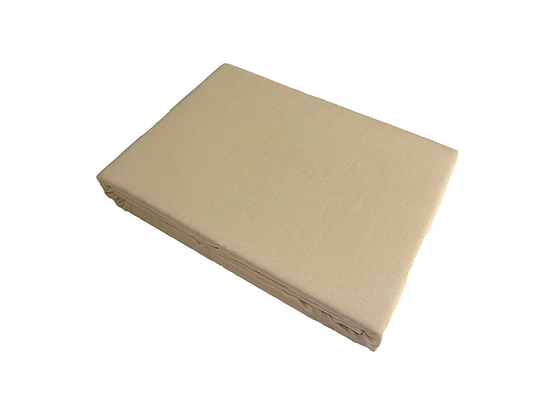 Drap plat 100% "Satin de coton Peigné" / 80 fils /cm²