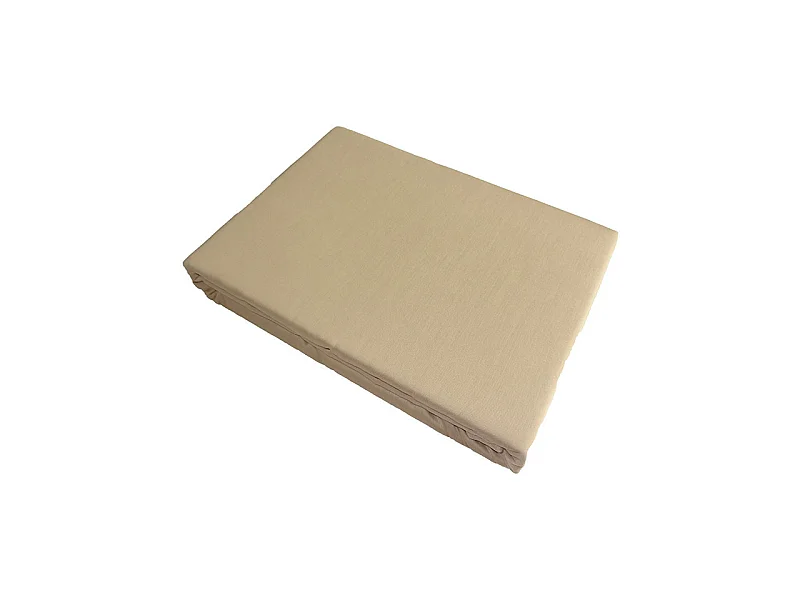 Drap plat 100% "Satin de coton Peigné" / 80 fils /cm²