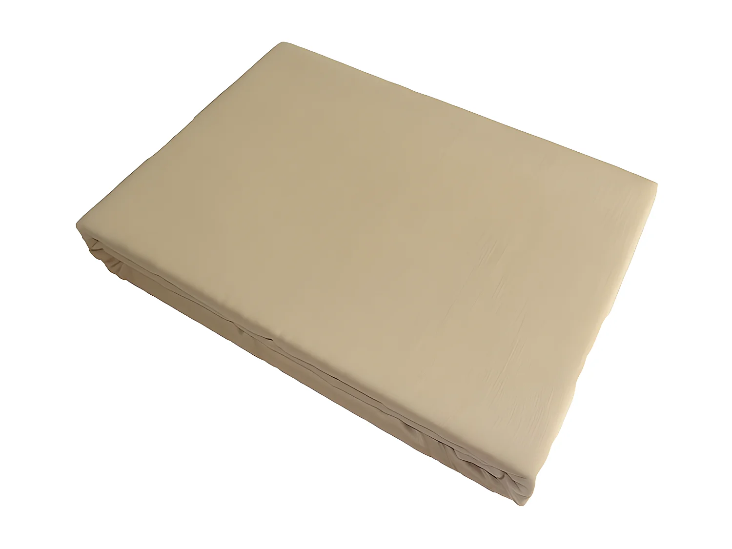 Drap plat 100% "Satin de coton Peigné" / 80 fils /cm²