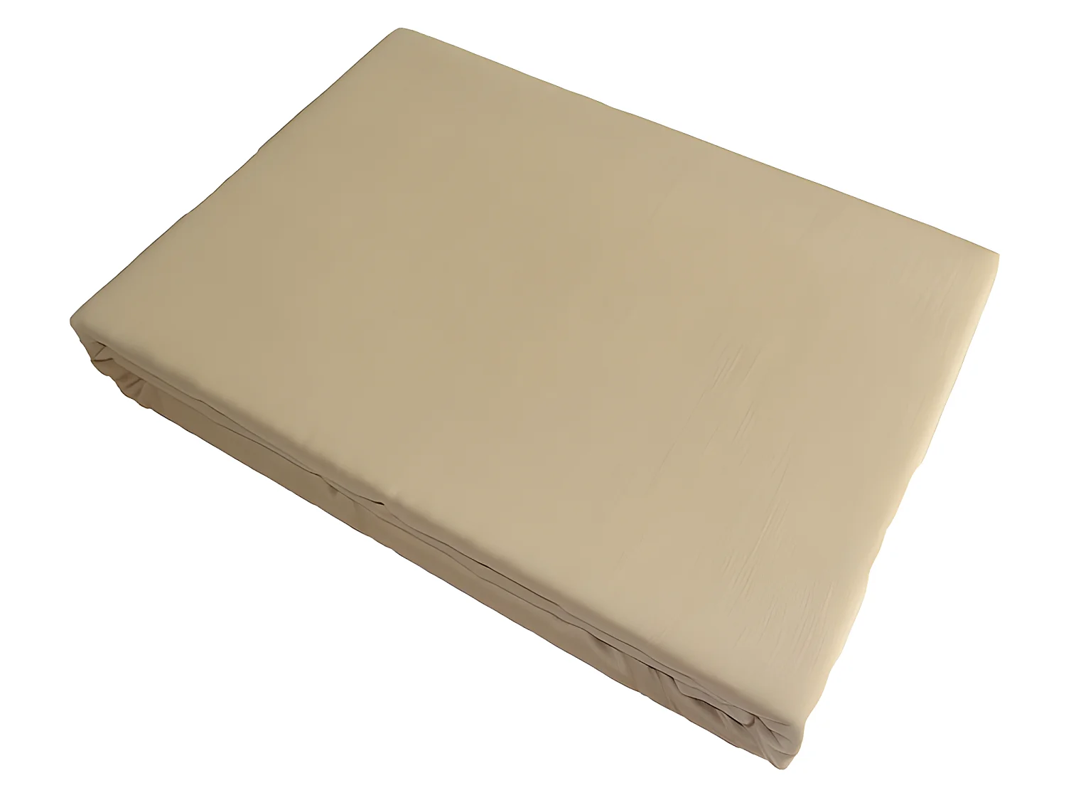 Drap plat 100% "Satin de coton Peigné" / 80 fils /cm²