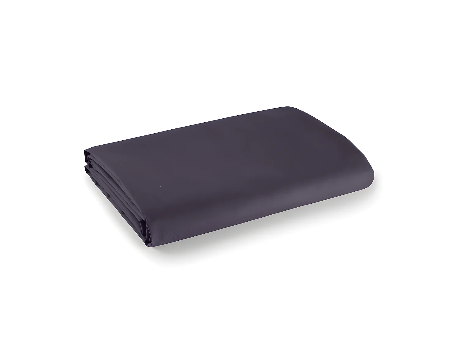 Drap Plat Prune 180 X 290 Cm Pour Lit 1 Place 100% Coton/57 Fils/cm²