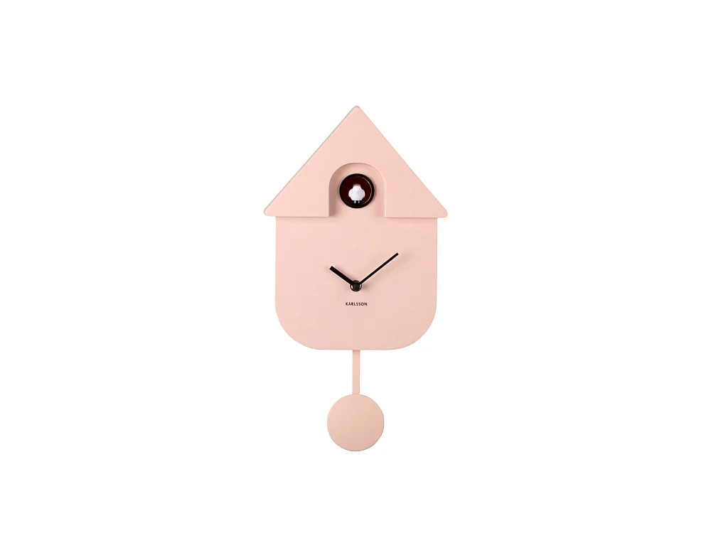 Modern Cuckoo - Horloge à pendule - Rose pastel