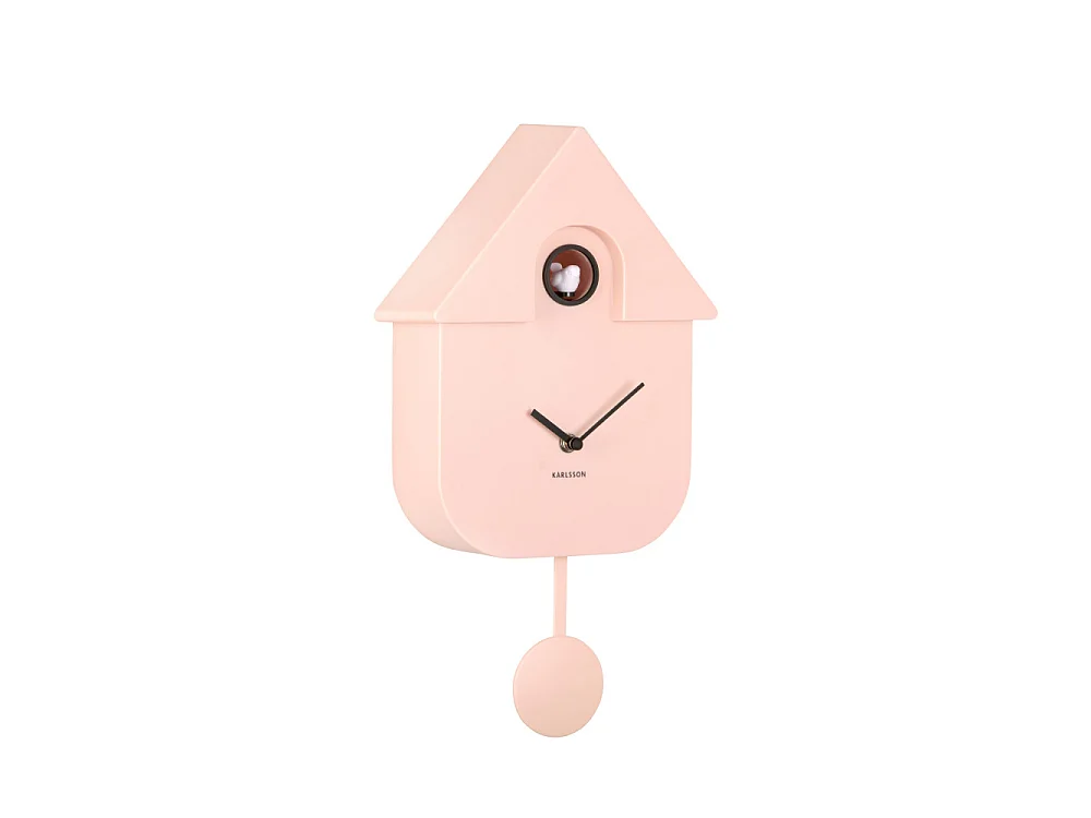 Modern Cuckoo - Horloge à pendule - Rose pastel