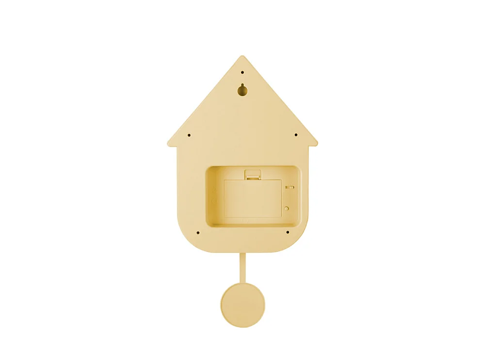 Modern Cuckoo - Horloge à pendule - Couleur - Jaune