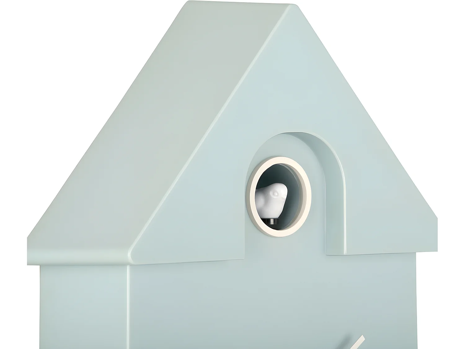 Wanduhr Modern Kuckuck - Soft Blue