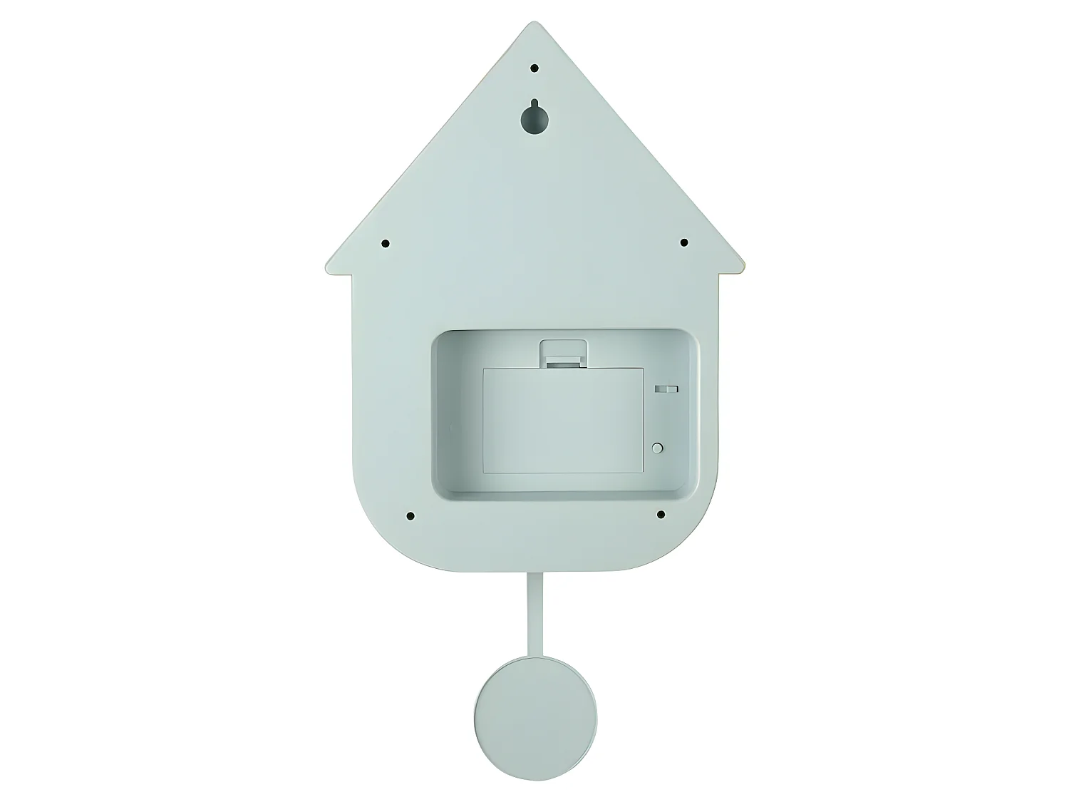 Wanduhr Modern Kuckuck - Soft Blue