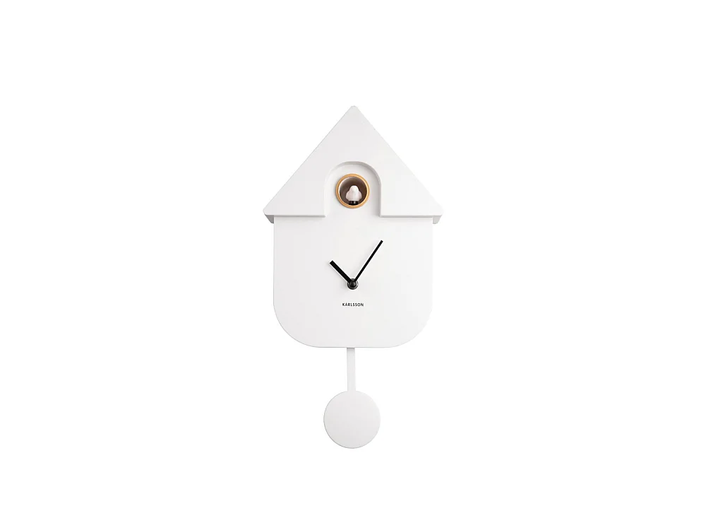 Modern Cuckoo - Horloge à pendule - Blanc
