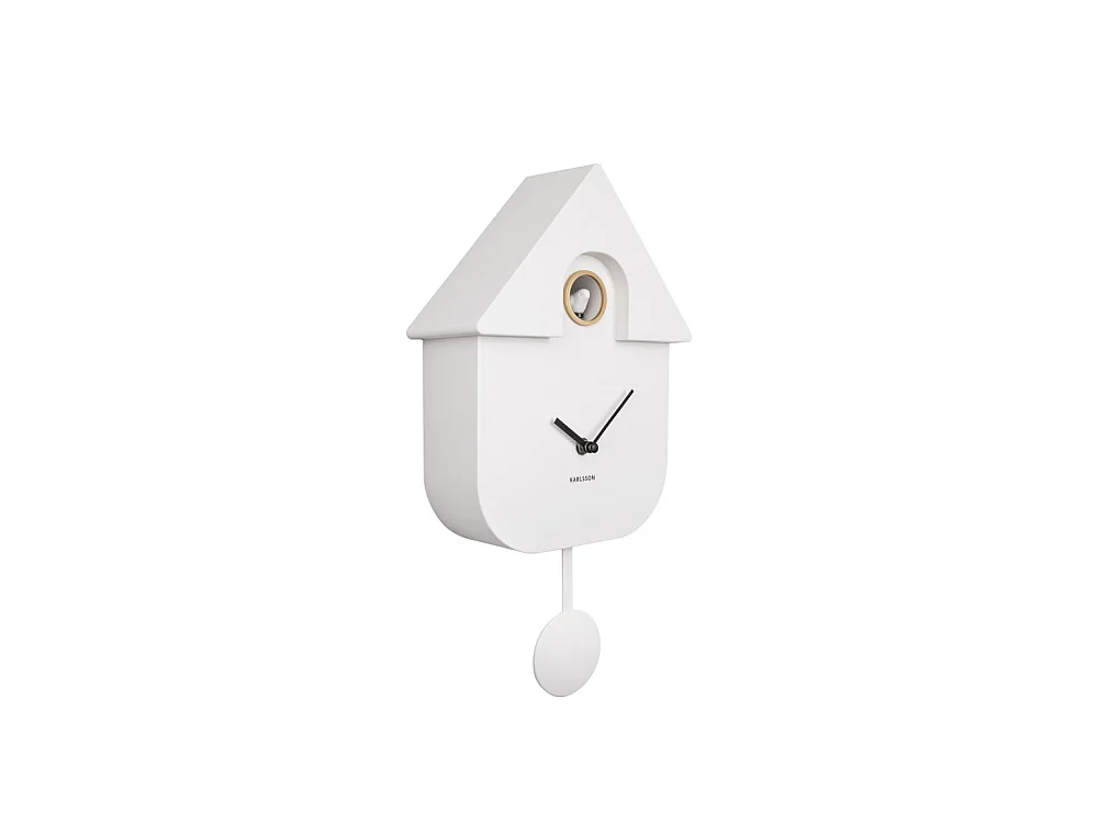 Modern Cuckoo - Horloge à pendule - Blanc