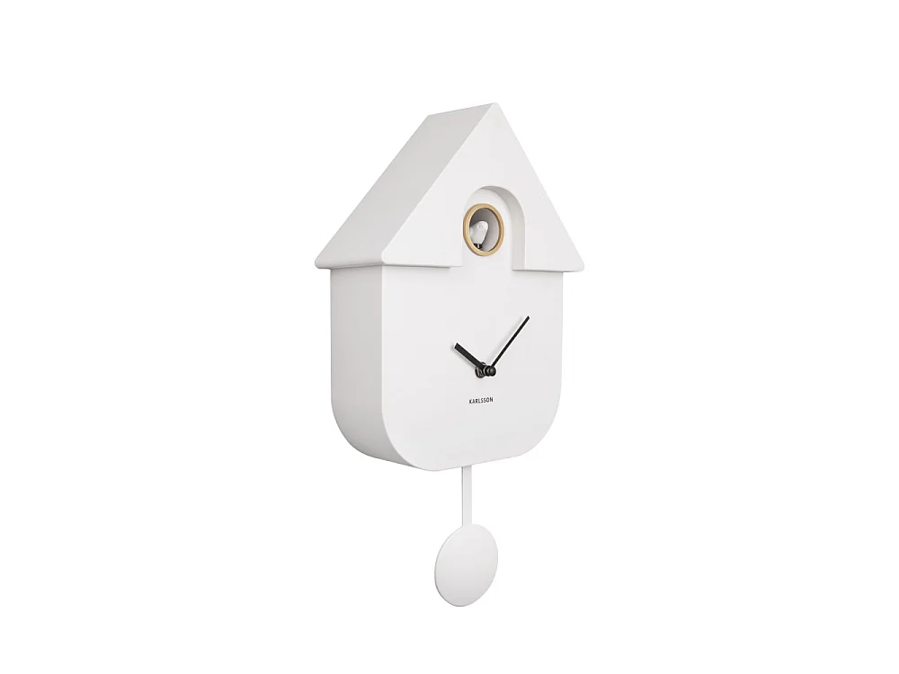 Modern Cuckoo - Horloge à pendule - Blanc