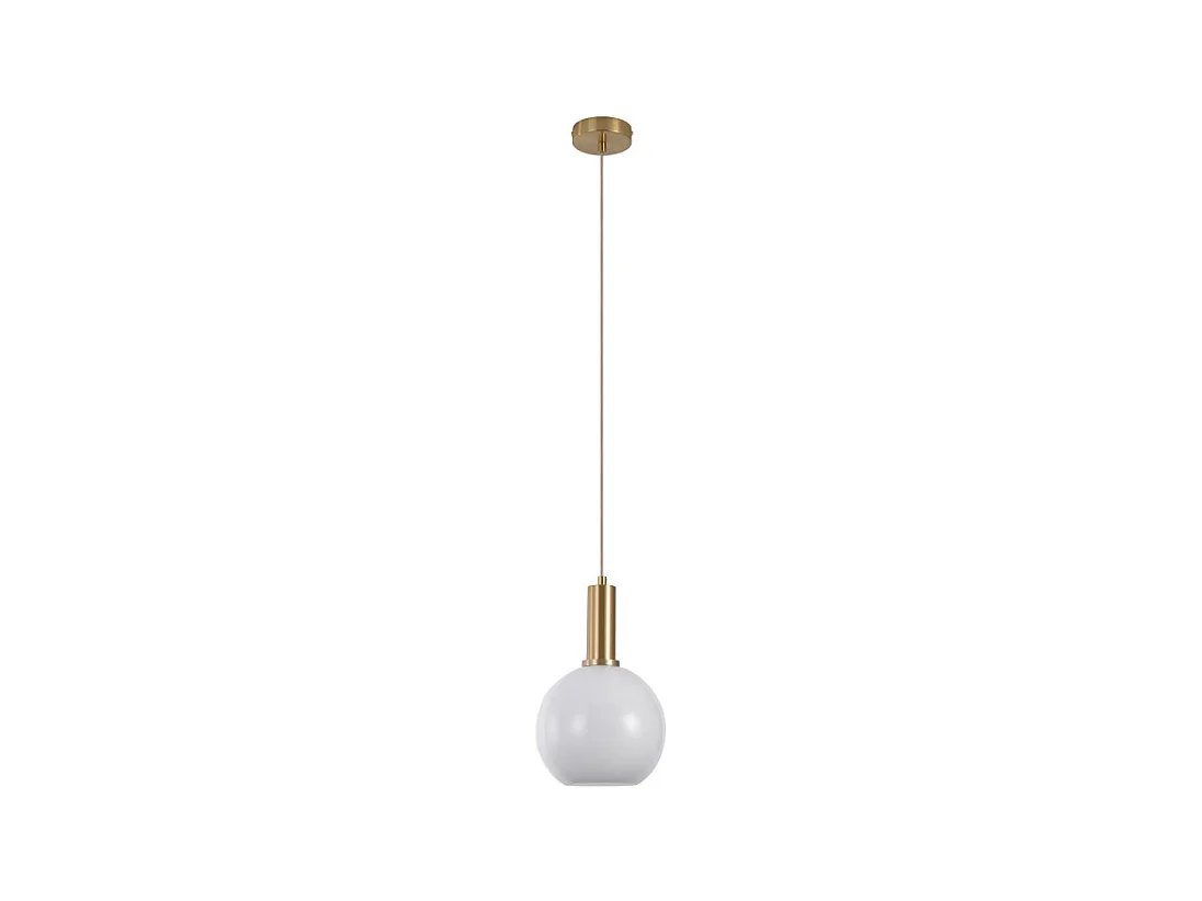 Chelsea lamp hanglamp 20x31x20cm wit glas.