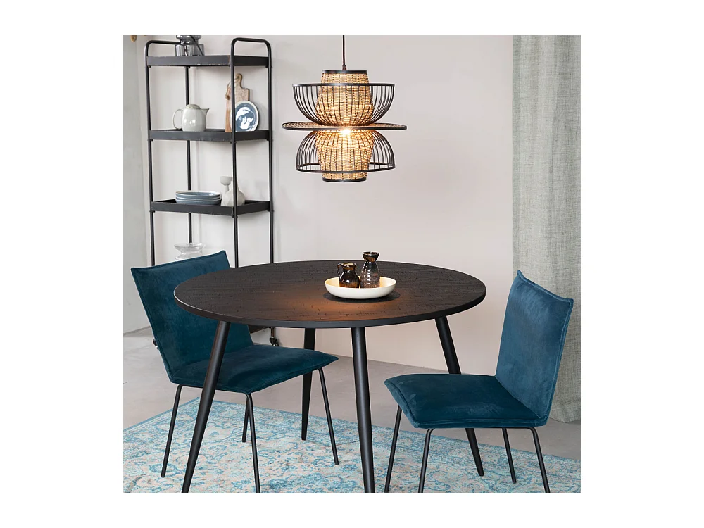 Carmen - Suspension en cannage ø40x35cm - Couleur - Naturel