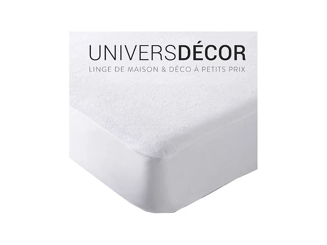 Lot de 2 protèges matelas imperméable, absorbant et anti-acariens 140 x 190 cm