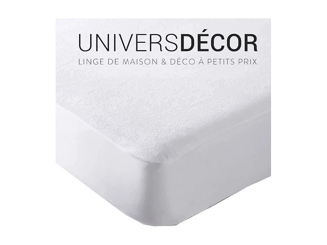 Lot de 2 protèges matelas imperméable, absorbant et anti-acariens 140 x 190 cm