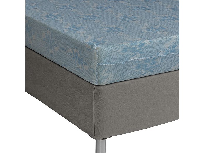 Housse à Matelas 90x190 Cm - Rénove Matelas Maille Extensible Jusqu'à 24 Cm - Bleu