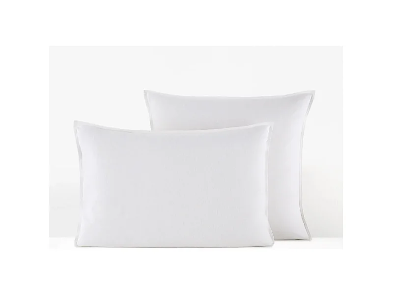 Lot de 2 protège taie flanelle 50 x 70 cm / 100% Coton