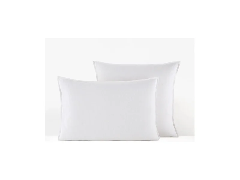 Lot de 2 protège taie flanelle 50 x 70 cm / 100% Coton