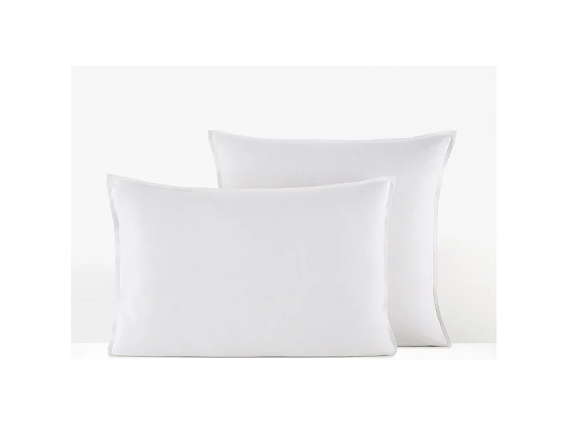 Lot de 2 protège taie flanelle 50 x 70 cm / 100% Coton