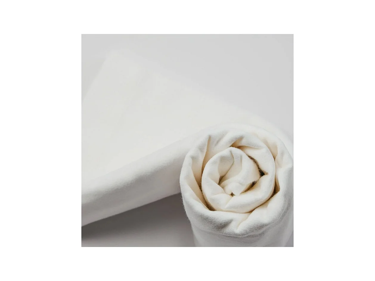 Protège matelas flanelle 140 x 190 cm / 100% Coton